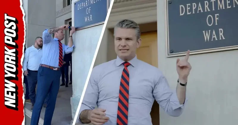 ABD de Bakanlığın adı Savaş Bakanlığı olarak değişti