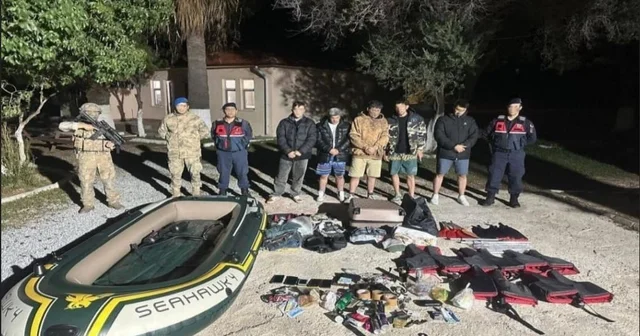 Kuşadası nda 5 kaçak göçmen yakalandı Aydın Haberleri