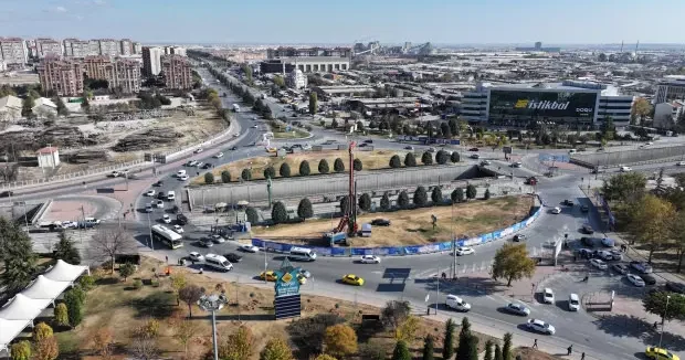 Konya haberleri Konya da yeni tramvay hattı için çalışmalar başladı 15 Kasım 2025