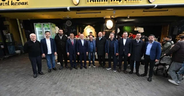 AK Parti Bursa İl Başkanı Davut Gürkan çarşı esnafıyla bir araya geldi Bursa Haberleri