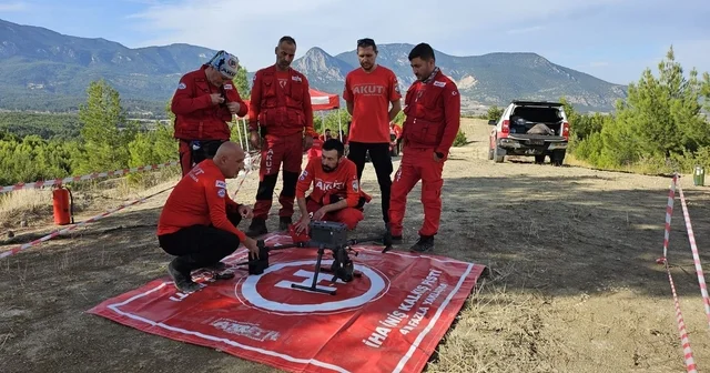AKUT Ege ekipleri tatbikatlarla gönüllülerini her an göreve hazır hale getiriyor Denizli Haberleri