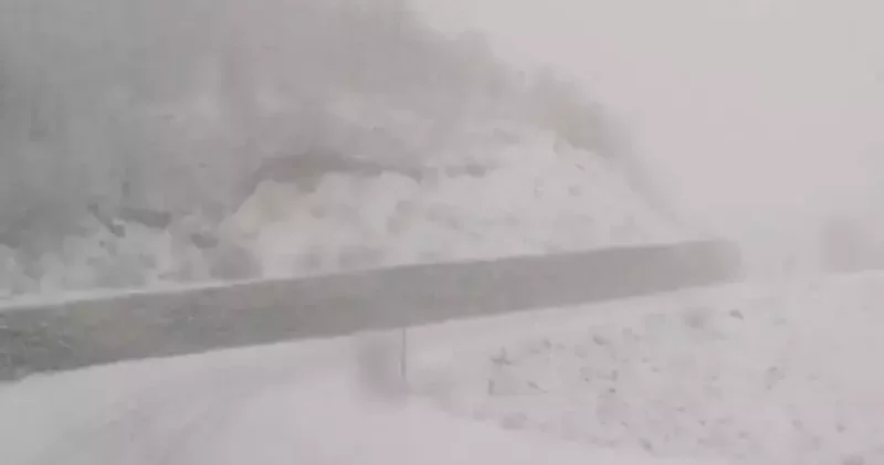 Tunceli’de kar yağışı