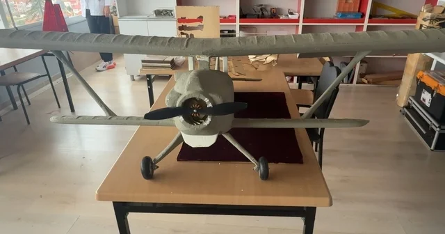 Erbaalı öğrenciler Erbaa Teyyaresi ni gün yüzüne çıkardı Tokat Haberleri