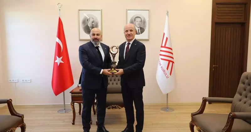 RDÜ Mütevelli Heyet Başkanı Barış Çakmakçı dan YÖK Başkanı Prof. Dr. Erol Özvar’a ziyaret