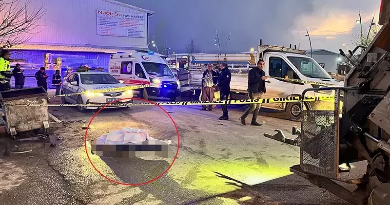 Elazığ’da çöp kamyonunun altında kalan belediye işçisi öldü