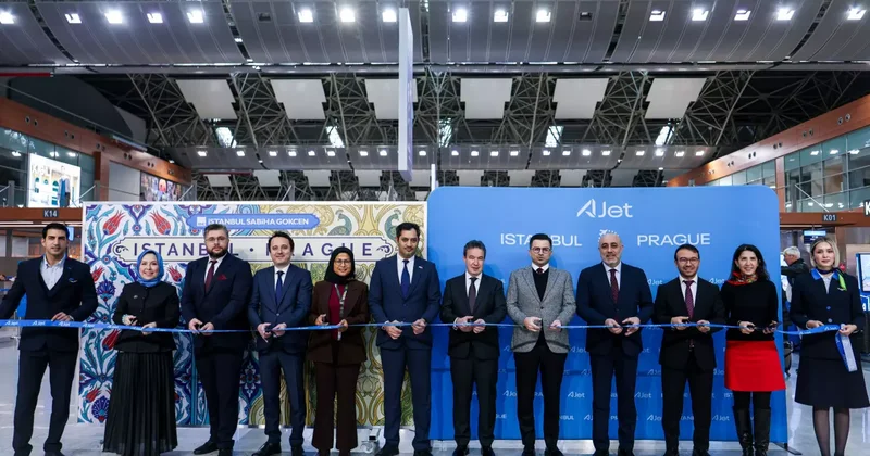AJet’in İstanbul Prag seferleri başladı