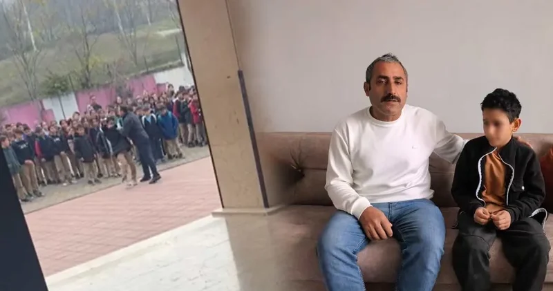 Öğrenciyi törende yere attı: Müdürlükten alındı ama öğretmenliğe devam edecek