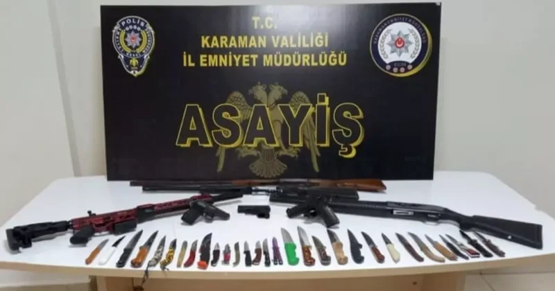 Karaman’da aranan 10 kişi tutuklandı