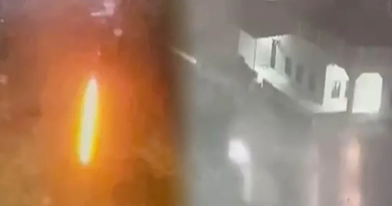 Uzun namlulu silahlarla ateş ettiler: Onlarca mermi isabet etti