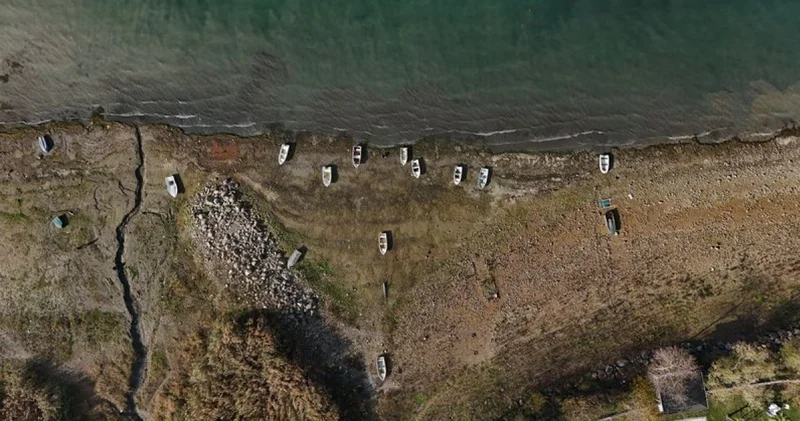 Son dakika: Doğu Marmara nın can damarı Sapanca Gölü kuraklık nedeniyle tehdit altında Son dakika haberleri