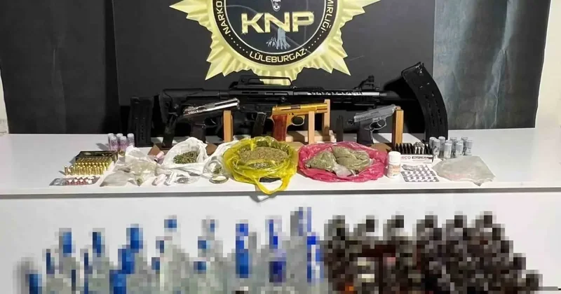 Kırklareli ve Lüleburgaz’da uyuşturucu operasyonları: Çok sayıda madde ele geçirildi, tutuklamalar var
