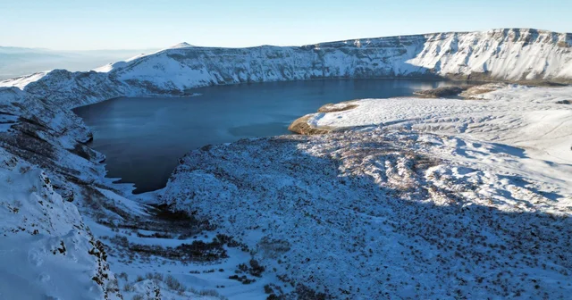 Nemrut ve Süphan da kış manzarası Bitlis Haberleri