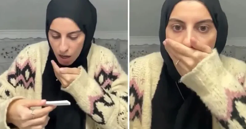 Ailesine Hamileyim şakası yapacaktı, teste dikkatli bakınca şoke oldu