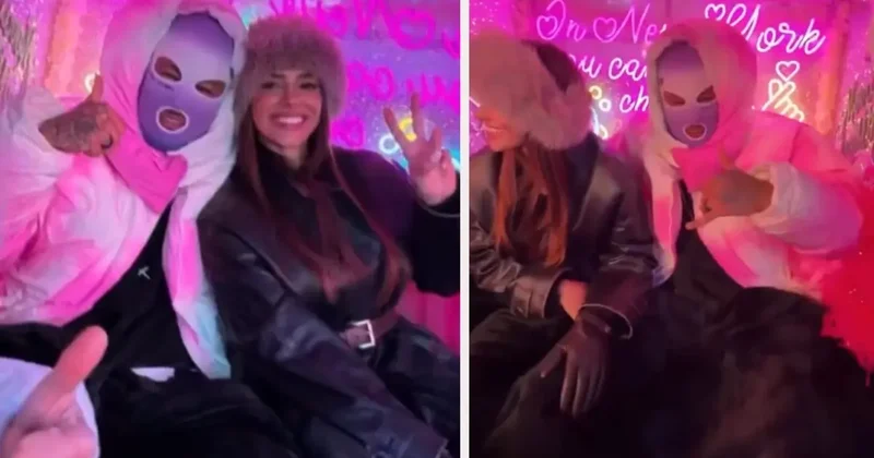 New York a giden yıldız isim tanınmamak için maske taktı