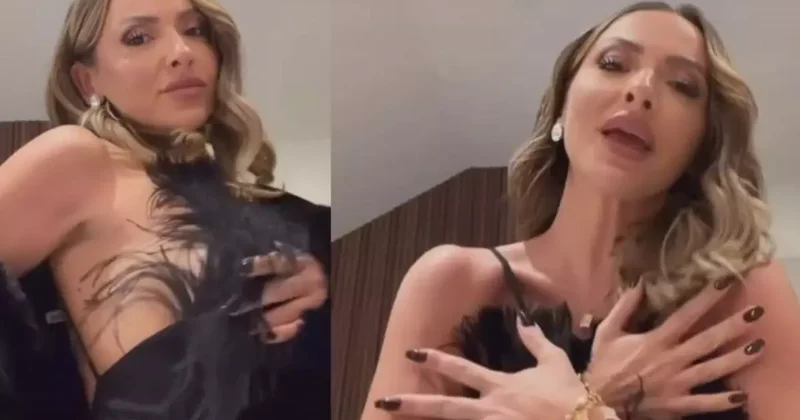 2025 e böyle veda etti! Hadise nin kıvrak dansı kadar dekoltesi de olay