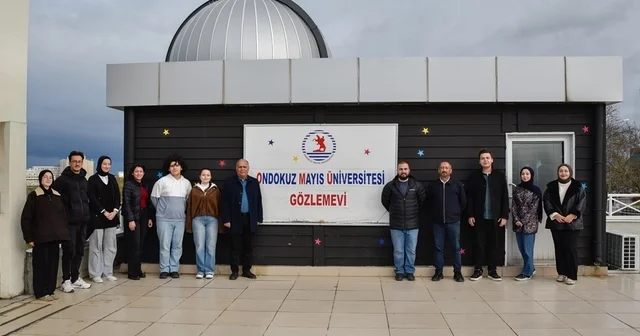 OMÜ de Astronomi Eğitim/İş Gölgeleme Programı tamamlandı Samsun Haberleri