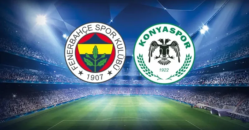 Fenerbahçe Konyaspor maçının 11 leri belli oldu: Yıldız isim geri döndü