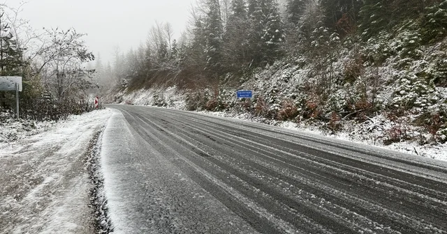Bartın ın yükseklerinde kar yağışı Bartın Haberleri