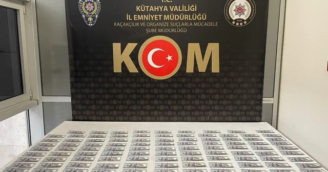 Kütahya da KOM ekipleri sahte para operasyonunda kalpazanı yakaladı Kütahya Haberleri