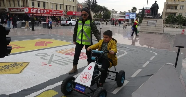 Kilis te minik öğrencilere trafik bilinci Kilis Haberleri