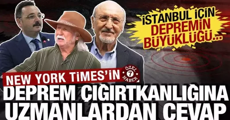 NYT nin tartışmalı deprem analizine uzmanlardan tepki: Marmara da 25 yıldan bu yana...