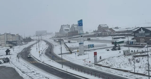 Erciyes te kar yağışı Kayseri Haberleri