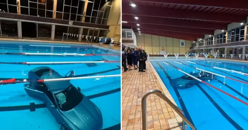 Fransa da anne ve kızı havuzun dibini boyladı