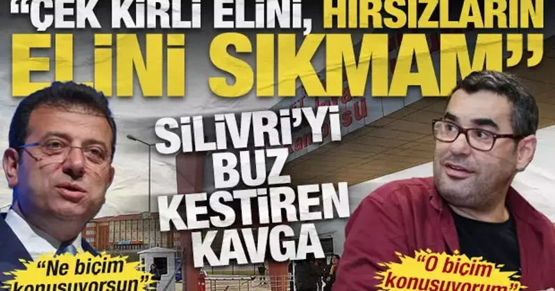 Aysever’le İmamoğlu Silivri’de birbirine girdi: Çek kirli elini hırsızların elini sıkmam…