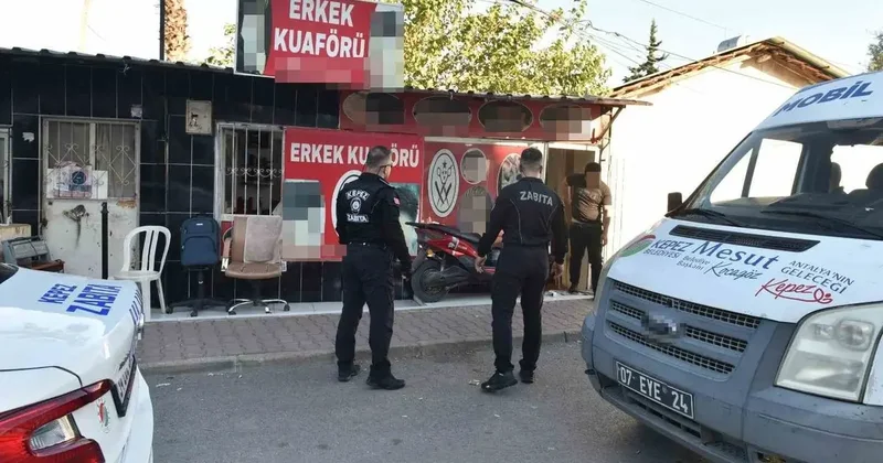 Kepez’de berberler denetlendi