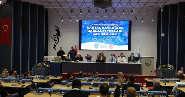 Büyükşehir in Kartal Kavşağı ve Bağlantı Yolları Projesi nde yapım ihalesi gerçekleştirildi Kayseri Haberleri