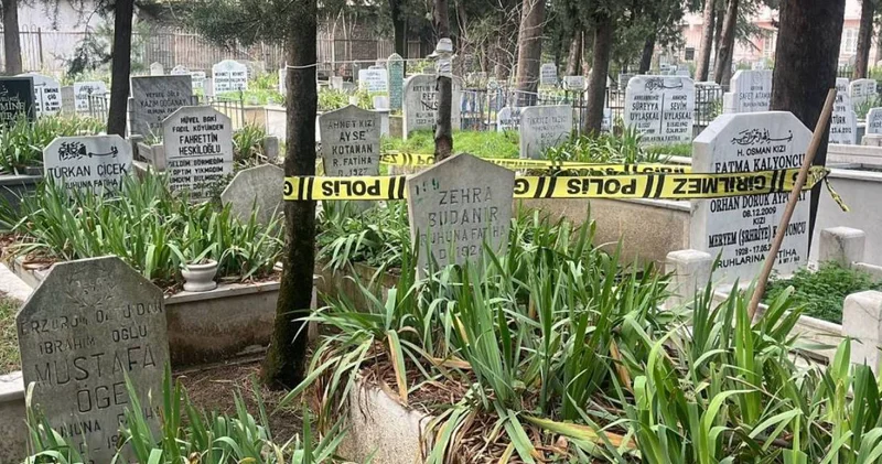 Mezarlıkta poşet içinde cenin bulundu