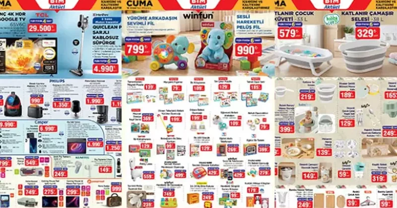 BİM Aktüel Ürünler Kataloğu: Karne hediyeleri raflarda yerini aldı