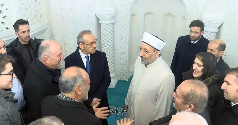 Diyanet İşleri Başkanı Arpaguş: İbadethanelerimizi yeniden ayağa kaldırmaya çalışıyoruz