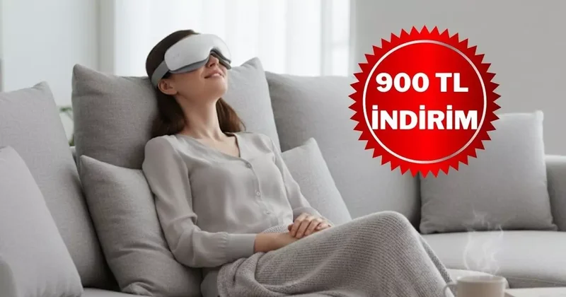 Göz yorgunluğuna pratik çözüm: SKG göz masaj aletinde indirim var