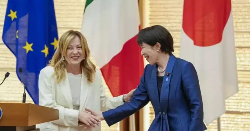 Meloni den Başbakan Takaichi ile animeli paylaşım