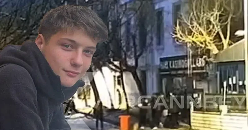 Atlas Çağlayan ın bıçaklandığı anlar ortaya çıktı! 15 yaşındaki çocuk böyle saldırdı