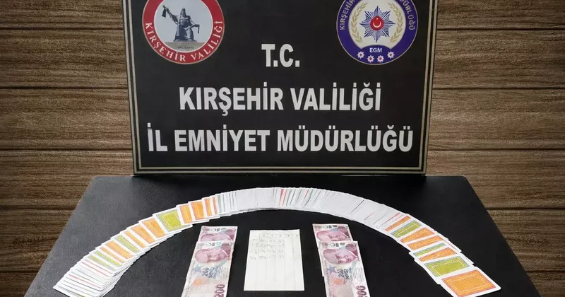 Kırşehir’de kumar operasyonu