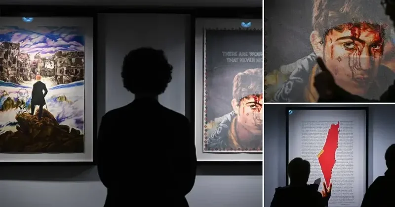 Filistin in şiirle çizilen hikâyesi Londra’da: İngiltere de bir Filistin sergisi Kültür Sanat Haberleri