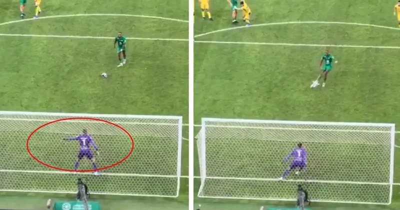 Soluma at diyen kaleciye hayatının şokunu yaşattı