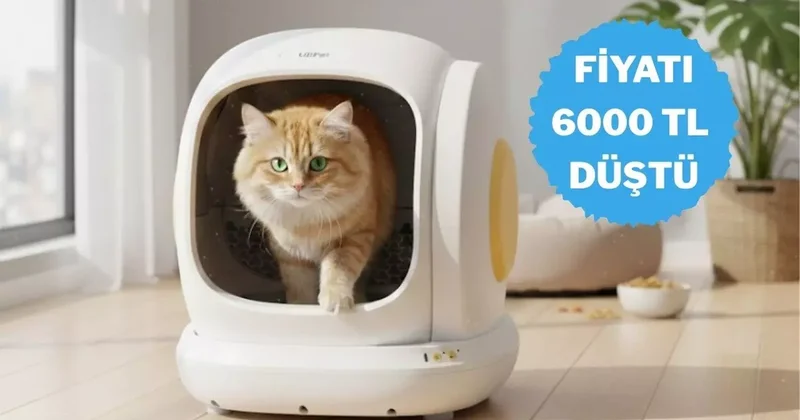 Sizin ve kedinizin konforunu artıran UBPET akıllı kedi tuvaletinde büyük indirim!