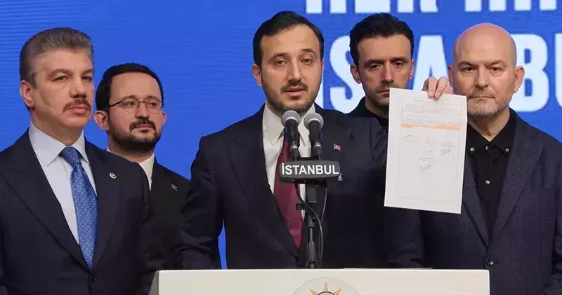 AK Parti İstanbul İl Başkanı Abdullah Özdemir basın toplantısında konuştu