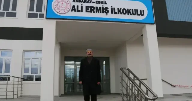 Çocukken okuyamayan iş adamı memleketine okul yaptırdı VİDEO İZLE