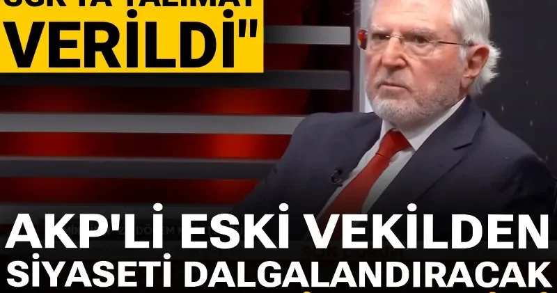 AKP li eski vekilden siyaseti dalgalandıracak erken seçim kulisi: Emekli zammı için SGK ya talimat verildi