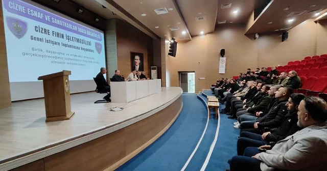 Cizre de fırıncıların sorunları masaya yatırıldı Şırnak Haberleri