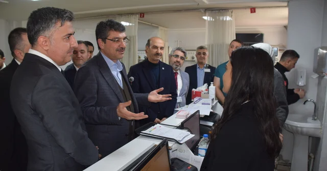 AK Parti Batman Milletvekili Nasıroğlu hastaneye ziyarette bulundu Batman Haberleri