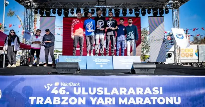46. Uluslararası Trabzon Yarı Maratonu rekor katılımla tamamlandı
