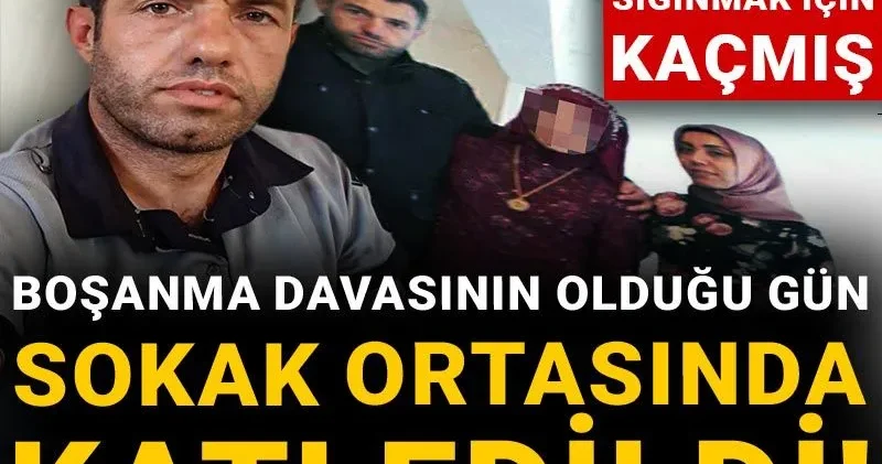 Boşanma davasının olduğu gün sokak ortasında katledildi! Dükkana sığınmak için kaçmış