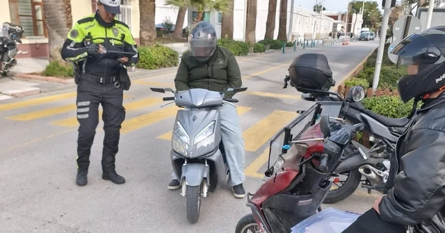 Manisa da 54 motosiklet trafikten men edildi Manisa Haberleri