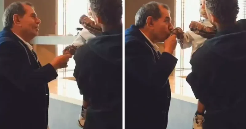 Dursun Özbek ve Noa Lang ın beğeni yağan buluşması