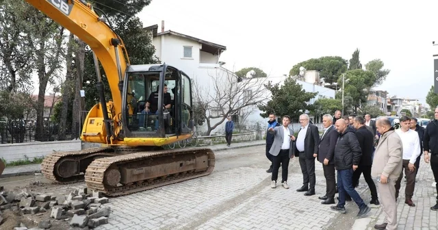 Edremit Belediyesi nden İkizçay Mahallesi nde yoğun yol mesaisi Balıkesir Haberleri